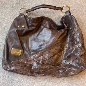 DUMOND Brown Leather Purse